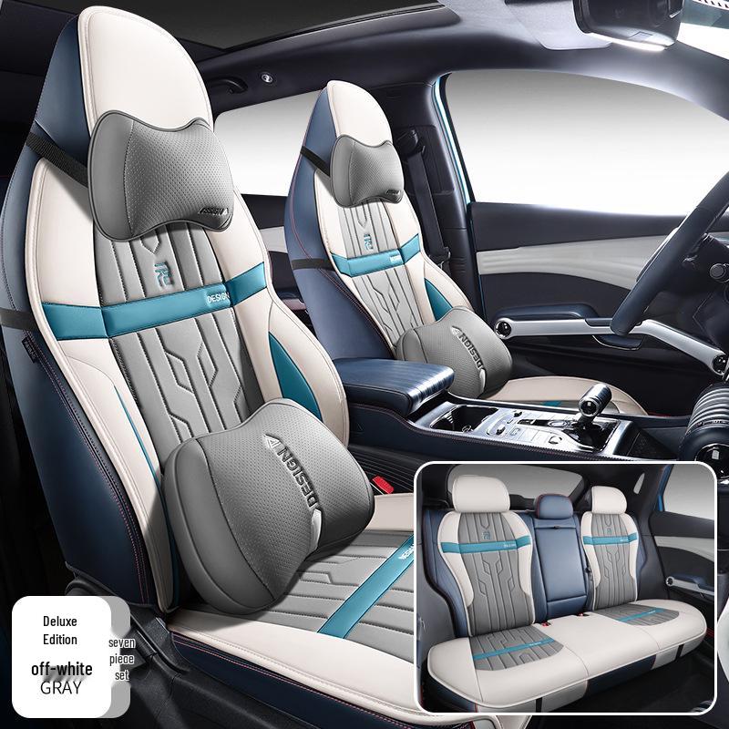 BYD PLUS All-Season Seat Cushion Set with Lumbar Support, Custom Fit for Specific Car Models