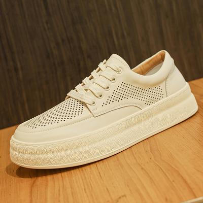 Мужская повседневная обувь из искусственной кожи на платформе для мужчин 2024 года, удобные мокасины, деловая, социальная, модная обувь для отдыха на природе