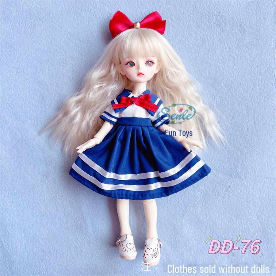 30 Cm 6-Point BJD Doll Dress Set - Lolita Style Clothes for Doll Dress-Up