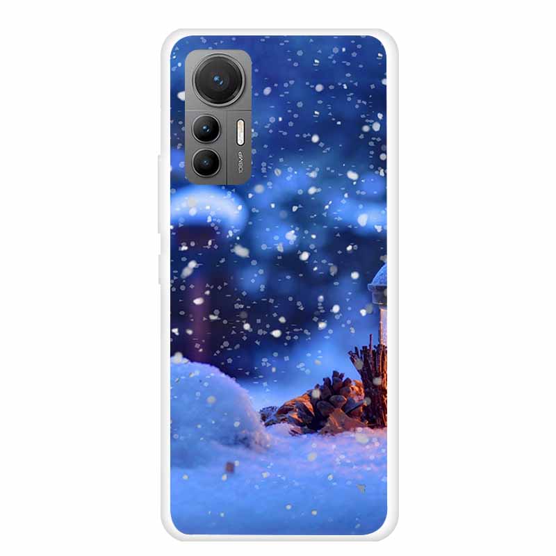 Чехол для Xiaomi Redmi K50 Ultra Рождественский Мягкий Силиконовый Задний Чехол Чехол для Телефона для Redmi K50 Extreme Edition Прозрачный Мультяшный Funda