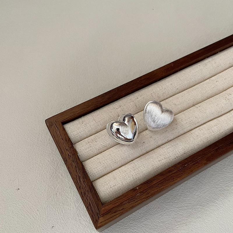 Xiaomi 925 Sterling Silver Vintage Shinning Heart ShapeEarrings For Women Trendy Earring Jewelry Prevent Allergy Party Accessories Gift