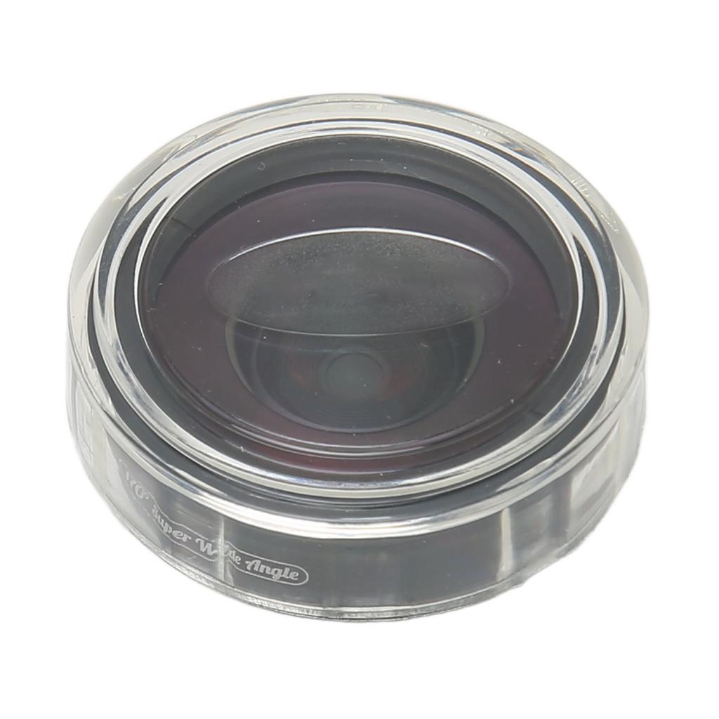 Phone Lens Aluminium Clip On Smartphone Camera 170° Super Wide Angle Lens with Cover Stand Wiping Cl