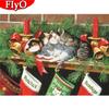 5D Diamond Painting Christmas New Arrivals Diamond Embroidery Cat Mosaic Animal Handmade Gift Wall Decor
