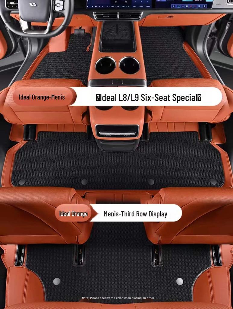 Ideal L7/L8/L9 Full Surround Car Floor Mats - Max Woman Air Carpet Pro