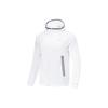 Li Ning Fitness Series Solid Color Hooded Sports Cardigan Sweatshirt Men Sweatshirts Standard-White AWDT439-5