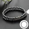 1Pc Latest Bracelet Health Care Magnet Men Jewelry Gift Versatile Magnetic Hematite Stone Bead