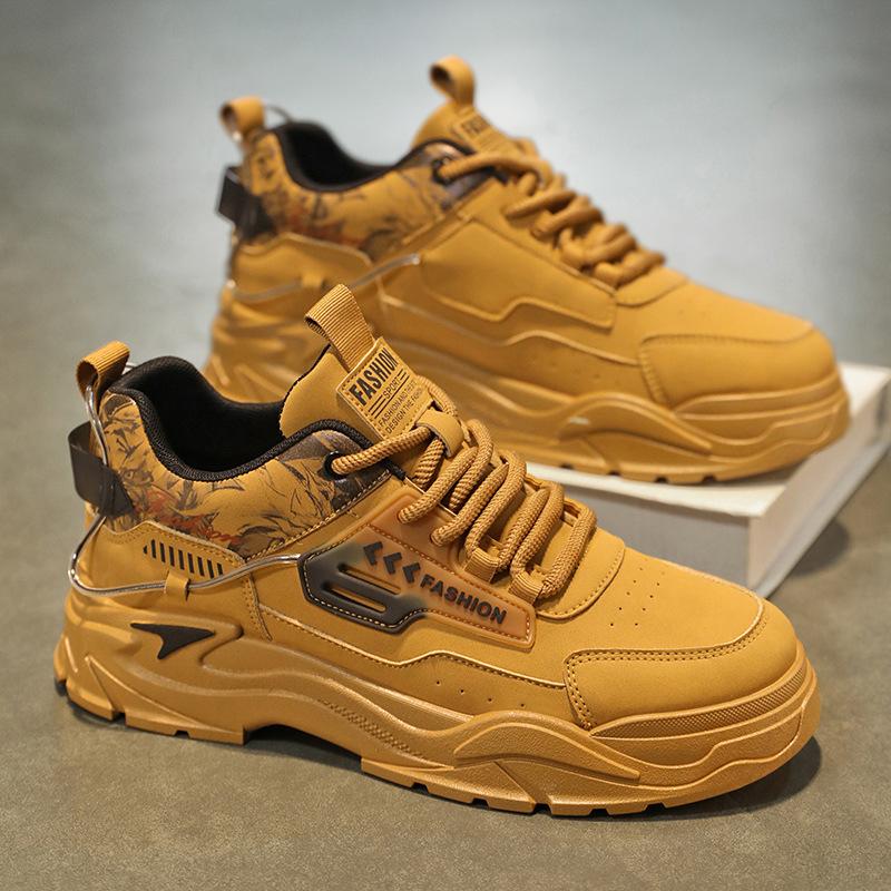 Мужская обувь четыре сезона новая повседневная обувь модная мужская спортивная обувь на шнуровке корейская версия персонализированная студенческая трендовая обувь
