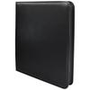 Яркая черная папка PRO-Binder с 12 карманами на молнии -