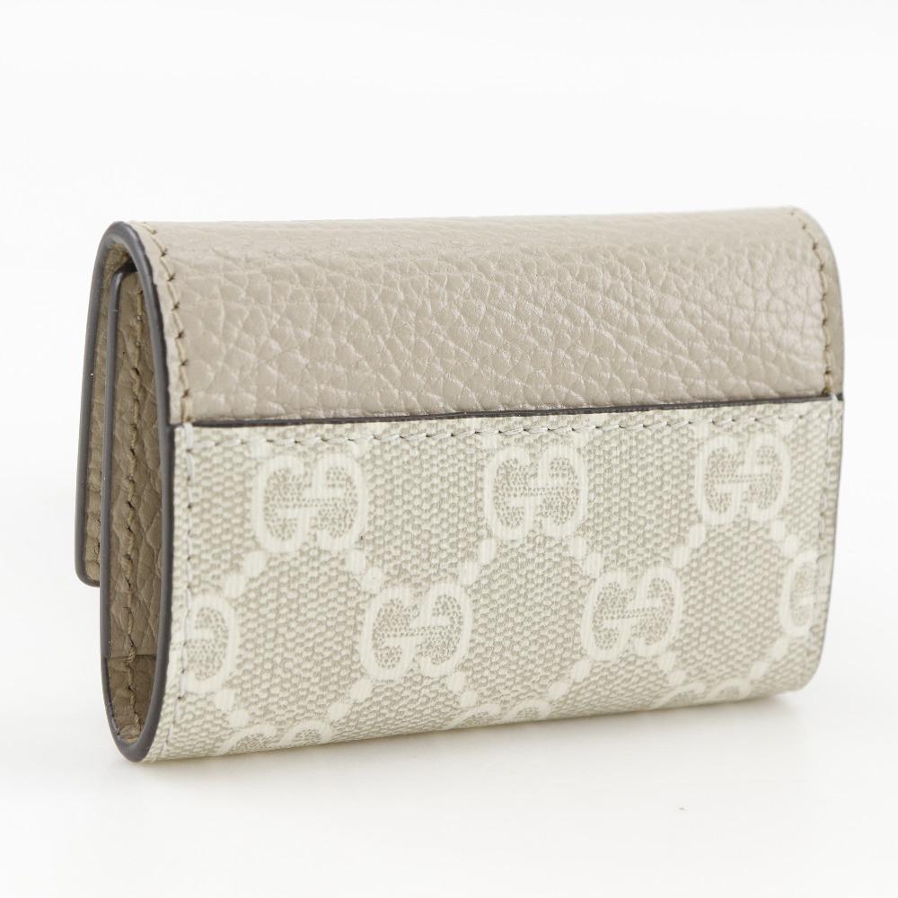 Gucci Держатель для ключей Double G Канва GG Supreme Текущий продукт кожа Женский Б/у