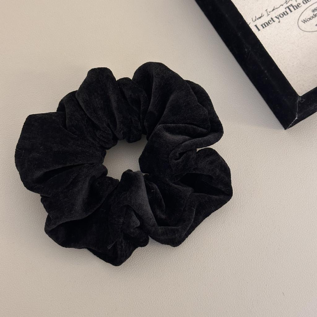 Повседневная и Ретро Плюшевая в Горошек Резинка для Волос в Виде Большого Кишечника, Высококлассная и Элегантная Резинка для Волос, Женская Резинка для Волос для Хвоста