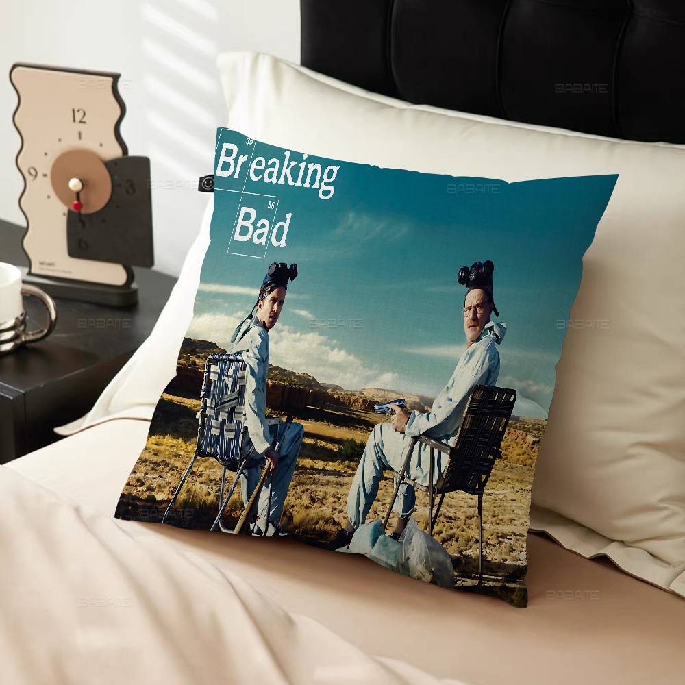Tv Series B-Breaking Bad Pillow Gift Home Office Decoration Pillow Bedroom Sofa Car Cushion Coverpillow Case