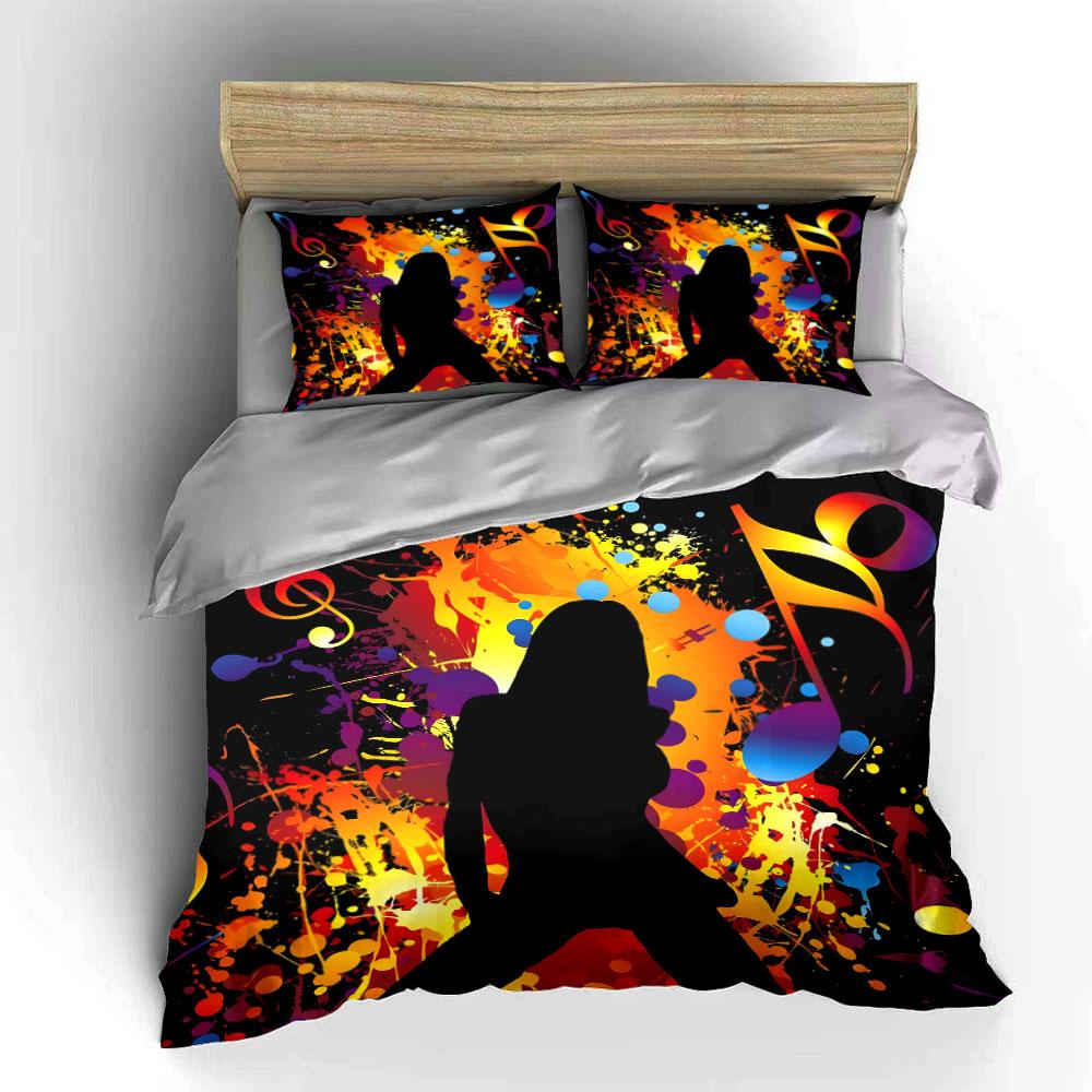 Vivid melodies in motion. Bedding sets Duvet covers Pillowcases(1* Duvet Cover 2* Pillowcases without duvet insert)