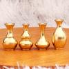 1 шт. Маленькие украшения, портативный домашний декор, чайная церемония, латунная ваза, буддийские принадлежности, мини-тыква, держатель для благовоний, ароматерапевтическая печь