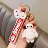 Big Hero Keychains Cartoon Baymax Doll Pendant Keyring For Boys Girls Figure Accessories Gifts