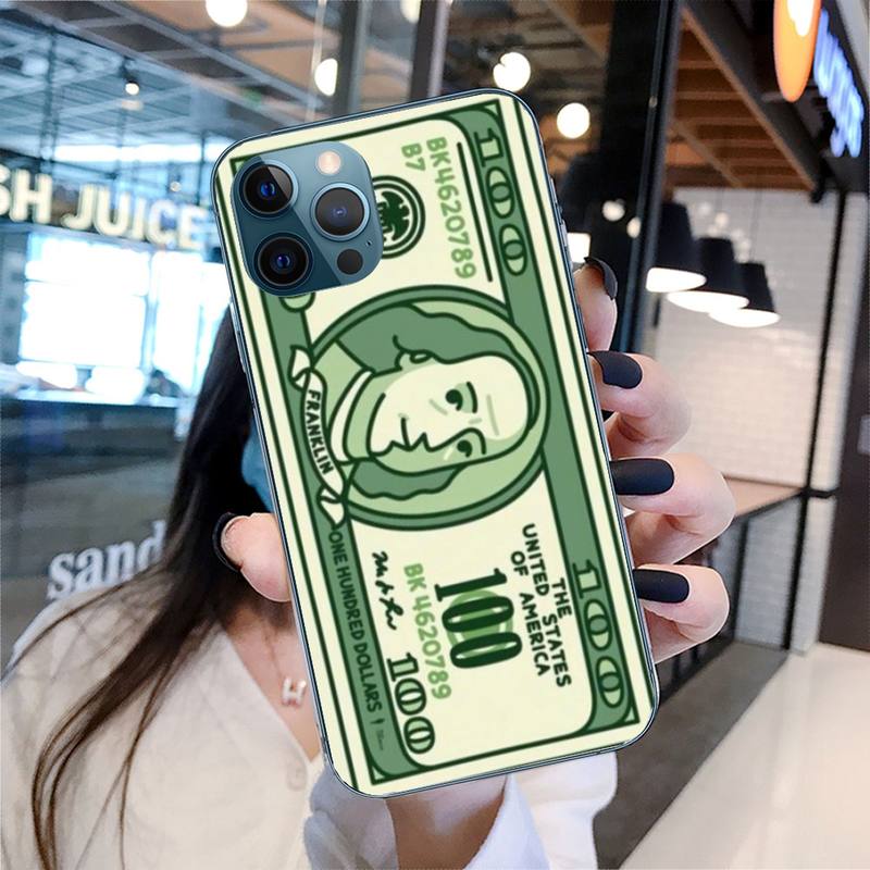 Чехол для телефона с банкнотами и деньгами для Iphone 7 8 Plus X Xr Xs 11 12 13 Se2020 Mini Mobile Iphone 14 Pro Max Чехол