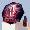 Bologna FC Manual Five Fold 8 Rib Umbrella Support Custom Text, Lightweight Travel Umbrella