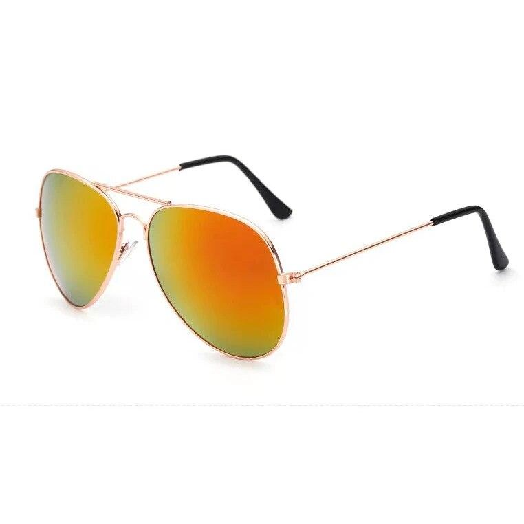 Новые мужские солнцезащитные очки с зеркалом в металлической оправе в стиле ретро, ​​антибликовые солнцезащитные очки UV400 для прогулок, уличной стрельбы Zonnebril Voor Mannen