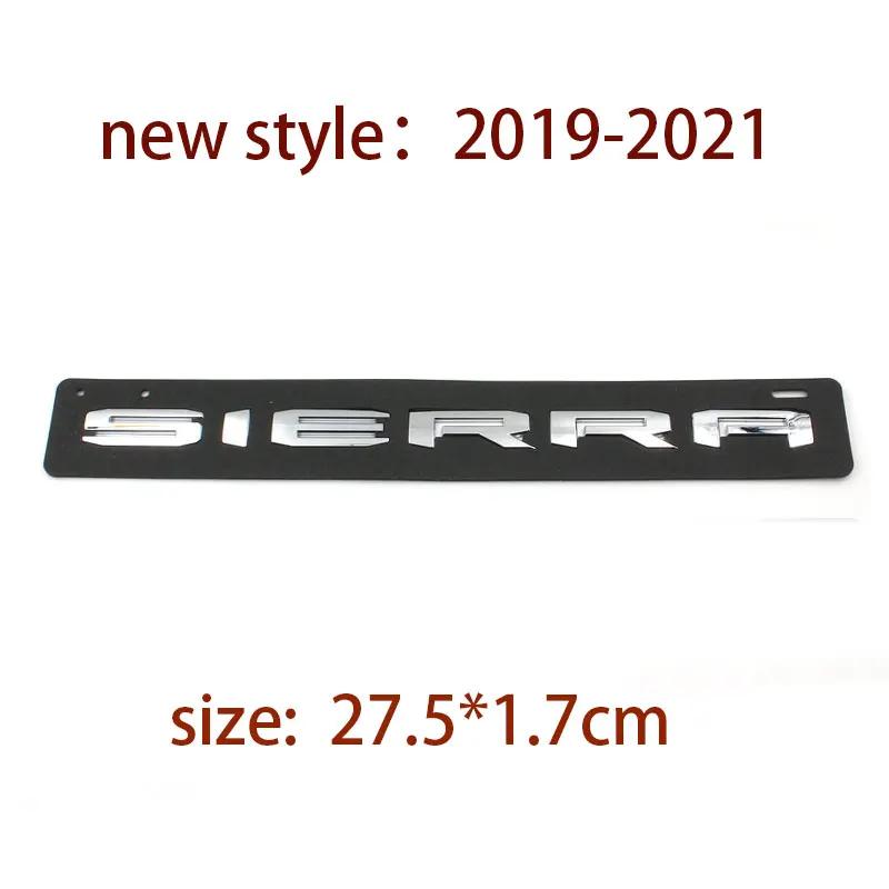 SIERRA new old letter logo car stickers for GMC sierra original rear boot label trunk modified Accessories decoration decals