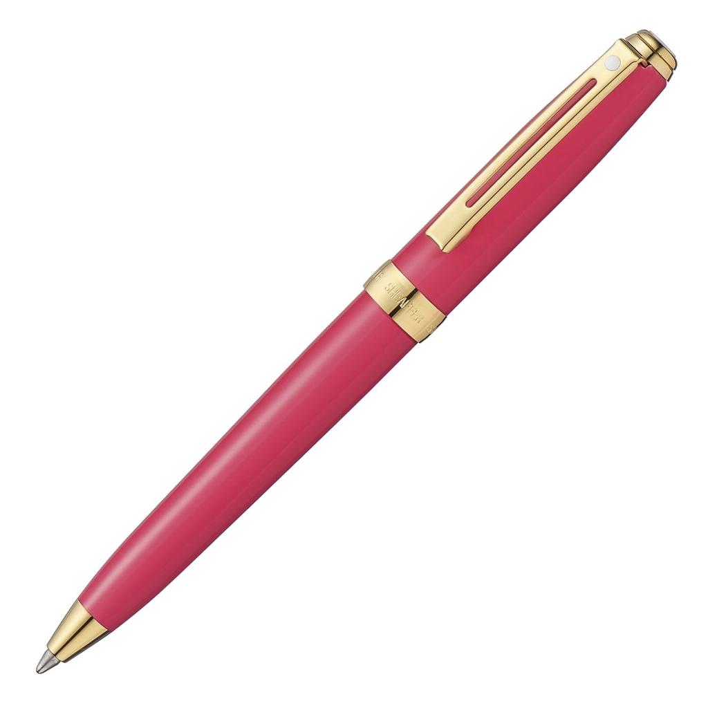 SHEAFFER Prelude Mini Ballpoint Gloss Officially Imported Pen, Oil-Based, Pink, N2980951,