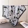 Luxury Elegant Scarf for Women Designer Print Lightweight 70x70cm Square Silk Scarves Shawl Bandana Foulard