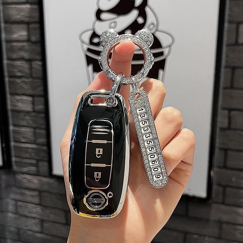 Специальный чехол для ключей Nissan Teana2023Новый высококачественный защитный чехол для пряжки сумки