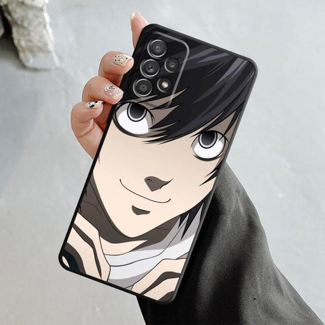Чехол с рисунком аниме Death Note L Light для Samsung Galaxy A14 A73 A53 A71 A51 A31 A33 A22 A12 A21s A13 A32 A52s A72 A52 A23