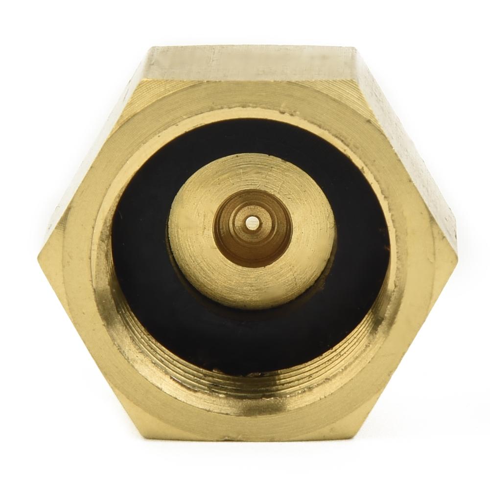 Высокопроизводительный латунный автомобильный адаптер Адаптер для баллона для R134A 5/8'' SAE к 1/4'' SAE