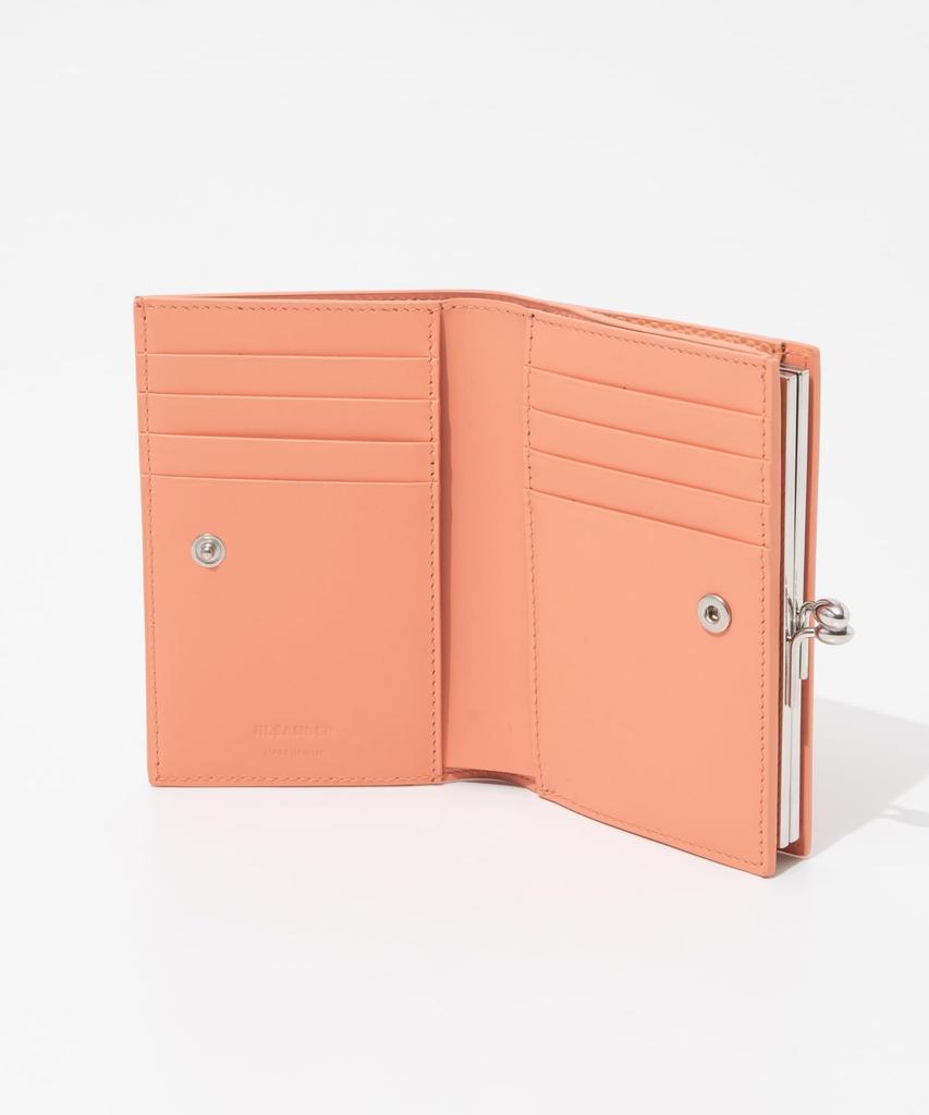 Кошелек бифолд J07UI0015P6400 GOJI PURSE ПЕРСИКОВЫЙ ЖЕМЧУГ [Jil Sander] Женский [Товар]