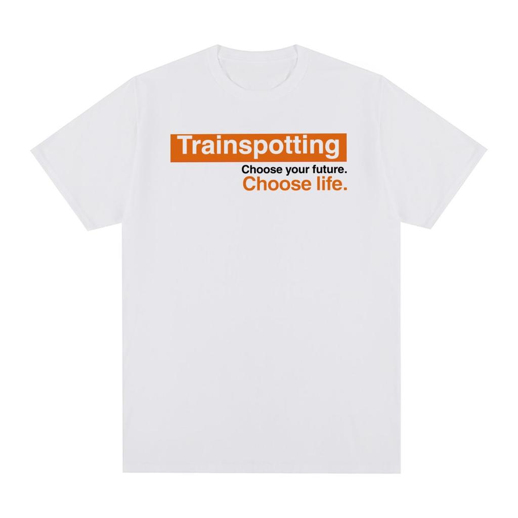 Trainspotting Винтажная футболка Фильм Выбери жизнь 90-х 80-х Хлопок Мужская футболка Новая футболка Женские топы - Мужская летняя хлопковая...