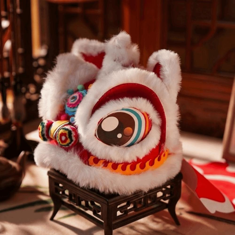Non Woven Handmade Headwear Plush Headwear Props Gift Lion Dance Hat Children's Crafts
