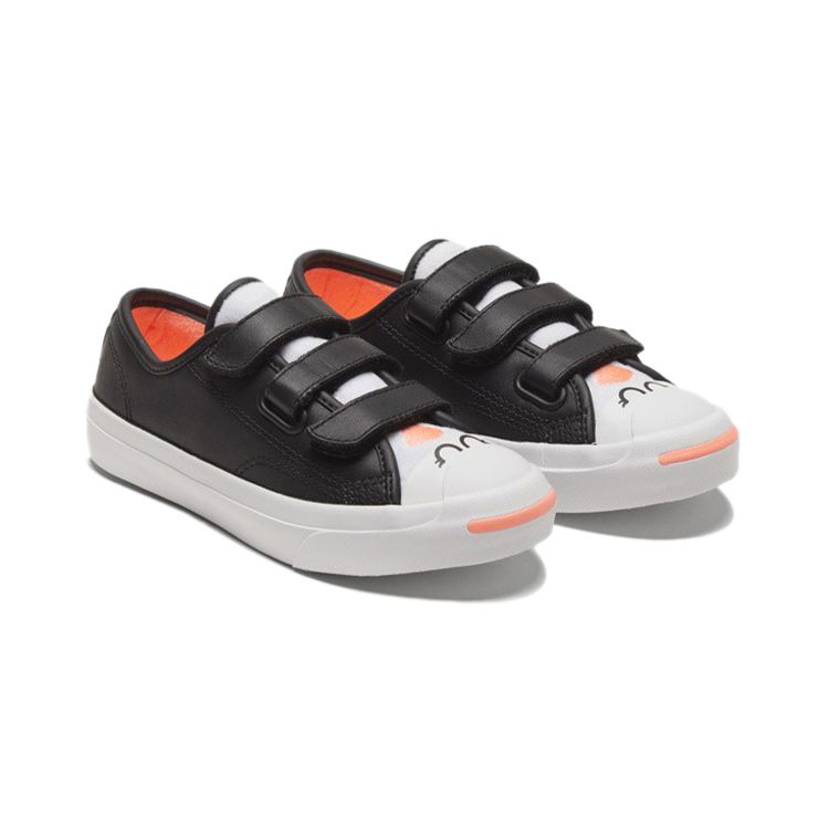 Converse Jack Purcell K 'Черный/Белый/Оранжевый' 369801C