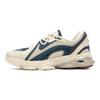 Li-Ning 1990 Lava Retro Толстая подошва Увеличивающая высоту Нескользящая Износостойкая Низкая Повседневная Обувь Для Мужчин Кроссовки Желто-Синий ALFS175-3