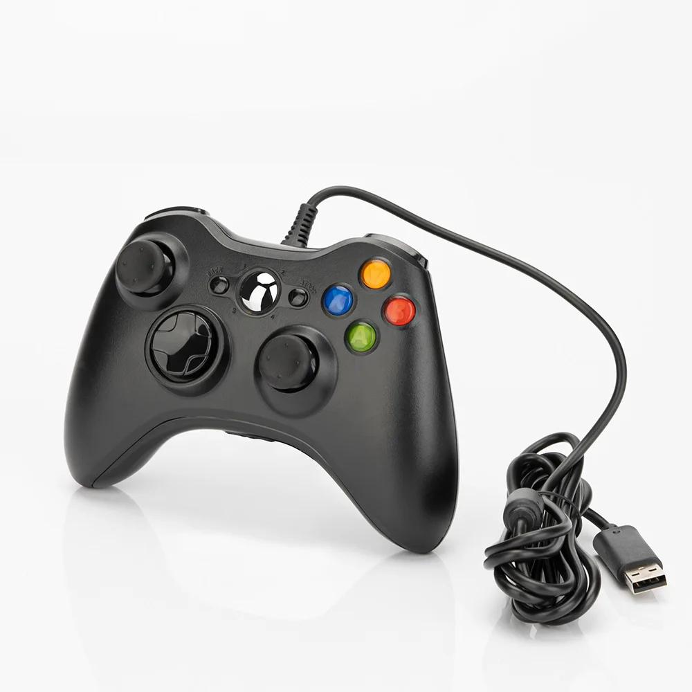 Беспроводной/проводной контроллер для игр Xbox 360 Контроллер с двойной вибрацией Turbo Совместим с Xbox 360/360 Slim и ПК Window