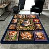 Corgi Frames Adventure Pattern Rug Floor Mat for Living Room or Bedroom Soft and Comfortable Carpet a Gift for Birthday and Holiday.