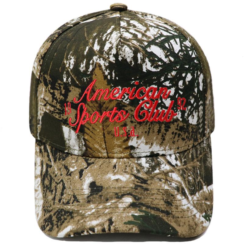 American Sports Giub Truck Driver Hat Embroidery Color Matching Baseball Cap Men's and Women's Casual