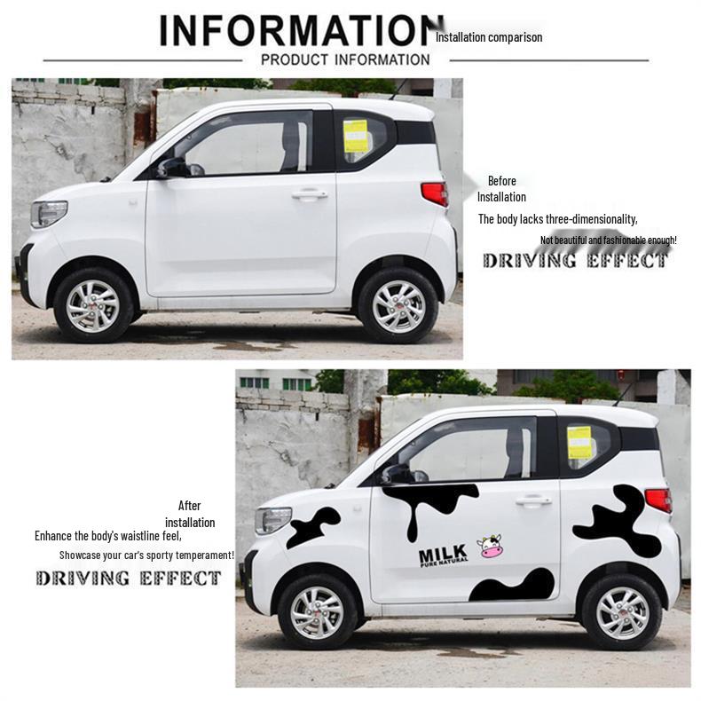 Wuling Hongguang MINI & ORA R1/R2 Милые мультяшные наклейки и наклейки для автомобиля