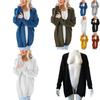 Fashionable Casual Knitted Sweater With Loose Long Sleeve Women Cardigan