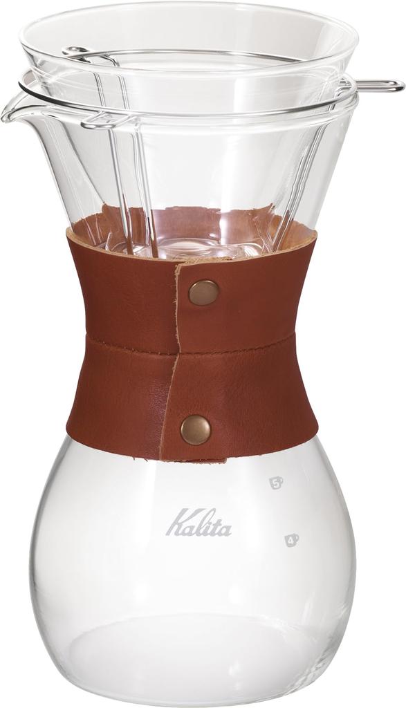 Набор для заваривания кофе Kalita на 2-4 персоны, кожаное каплевидное оборудование Wave Style, для 2-х, для 4-х, для 2-х, для 4-х капель, для кофе Sixtieth Respect for the Aged #35160