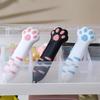 Милая пластиковая лапка кошки Box Cutter Мультяшная Школьные Офисные Принадлежности Портативный Инструмент для резки бумаги Креативный Подарок Открывалка