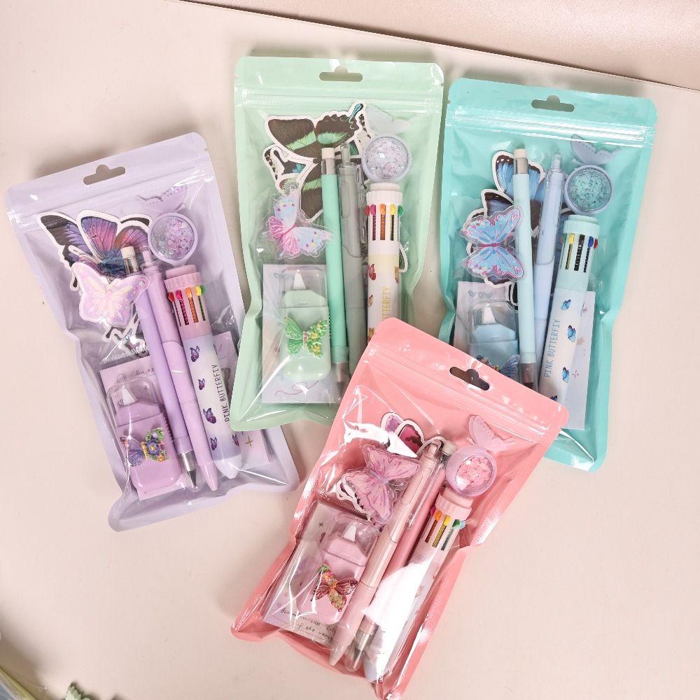 7-in-1 Stationery Kit Complete Stationery Ballpoint Pen Creative Gel Pen  Gift Prize