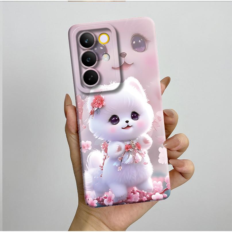 Новый Дизайн Чехол Для Realme C85 Pro RMX5555 Чехол Эстетичный Красивый Бабочки Цветы Жидкий Мягкий Силикон Ударопрочный Задняя Крышка