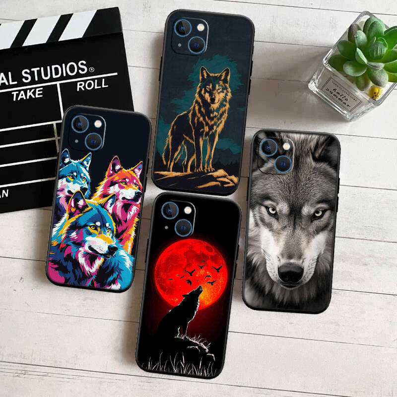 MH148 Чехол для телефона с изображением животного Волка для Motorola Moto Edge 60 60s 70 G86 G56 G54 E14 G04S G45 G54 G64 S30 S50 X30 X40 X50 Pro Power Tylus
