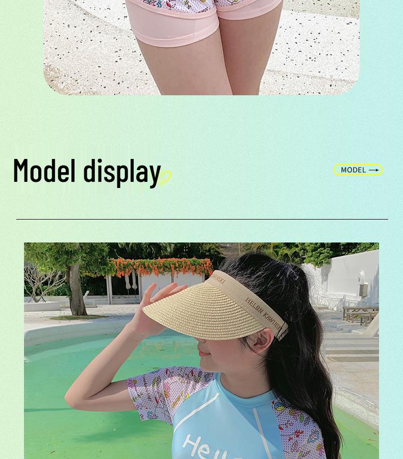 Консервативный спортивный купальник для девочек - Стильный раздельный дизайн для детей