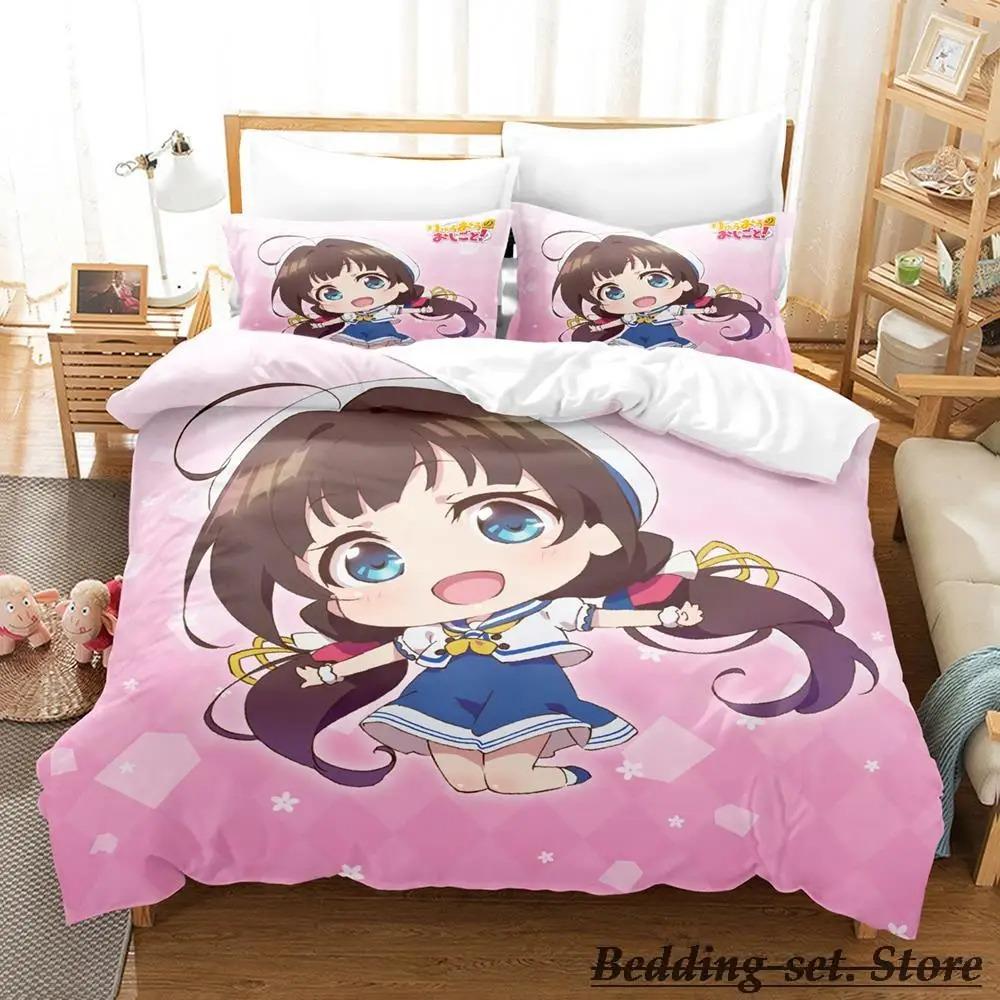 The Ryuo's Work Is Never Done! Bedding Set Single Twin Full Queen King Size Bed Set Adult Kid Bedroom Duvetcover Sets Anime