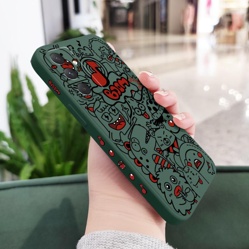 Чехол для телефона 'Монстр-взрыв' для Samsung Galaxy A56 A36 A26 A16 A06 A55 A35 A25 A15 A05 A05S A54 A34 A24 A14 A04 A04S A04E 4G 5G