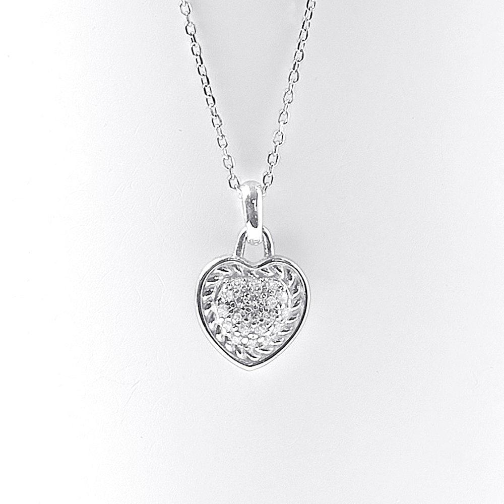 Silver 925 Lock-in Heart Pendant
