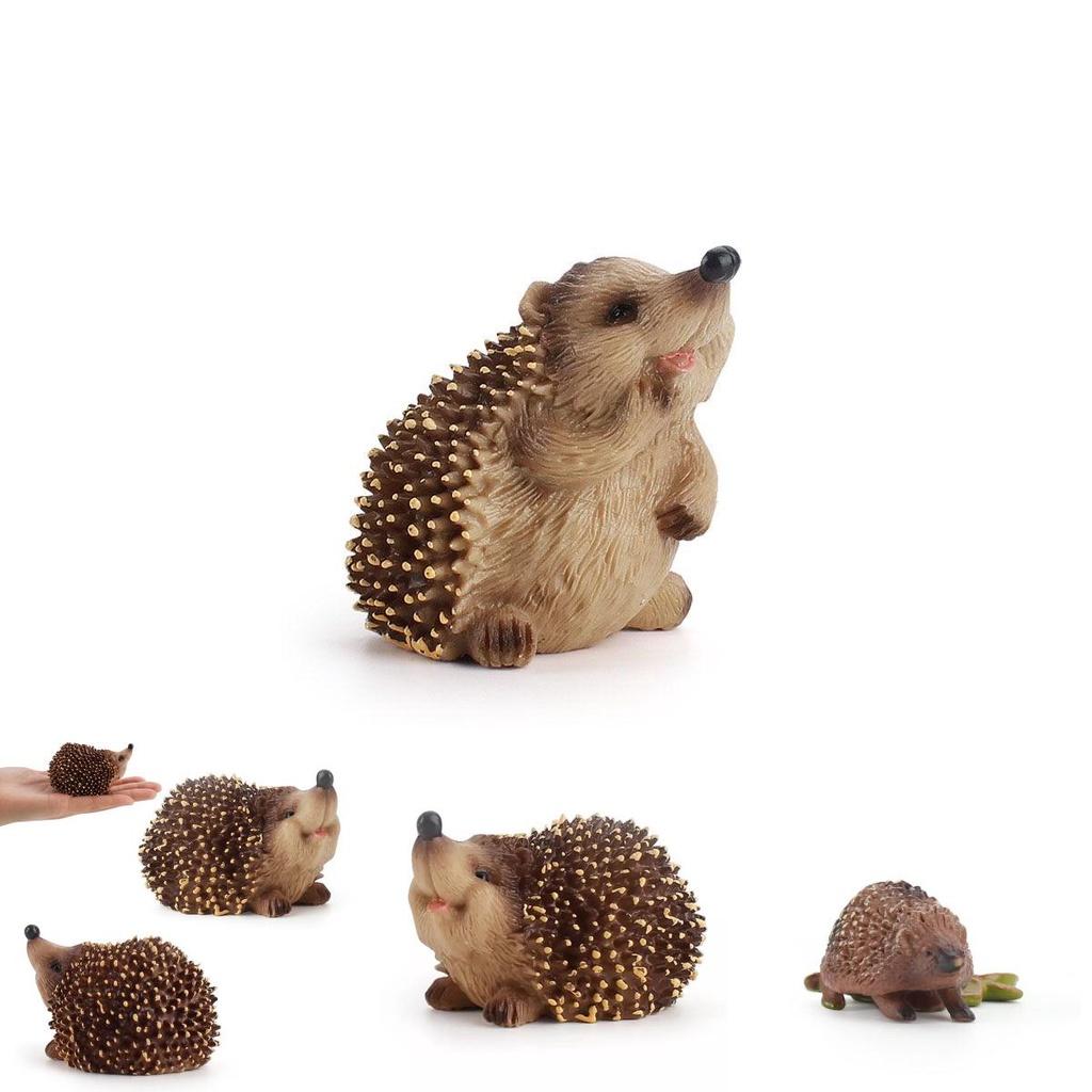 Vivid And Realistic Wild Hedgehog Model Perfect For Desktop Decoration And Play