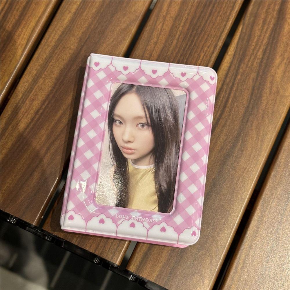 Card Binder Decorative Album with 20 Pockets Photo Album Cute Small Card Booklet