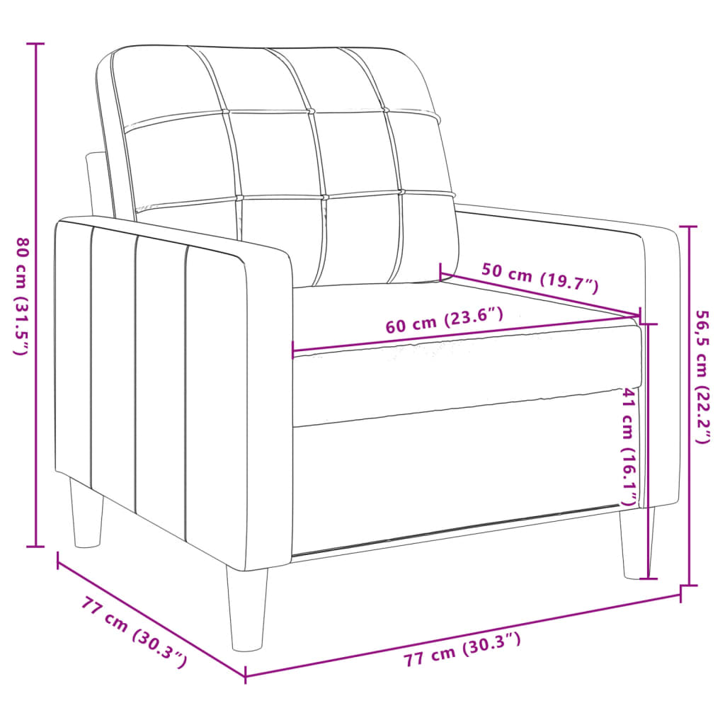 3 Piece Sofa Set with Cushions Burgundy Velvet