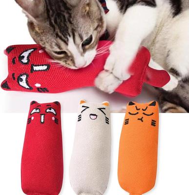 Игрушка кошачья мята, товары для кошек, шорох, звук для домашних животных, милые игрушки для кошек, для котят, скрежещущих зубами, плюшевая игрушка для кошек, подушка для большого пальца, аксессуары для домашних животных